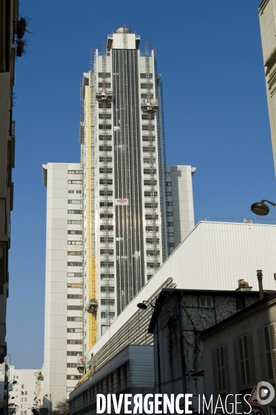 Renovation de la tour d habitation Super - Montparnasse