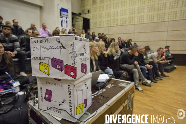8e jour de greve a radio france
