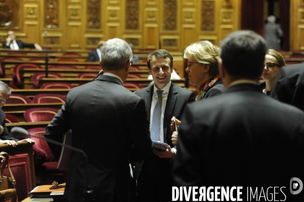 Sénat. Audition d Emmanuel MACRON. Loi Macron et concessions autoroutières