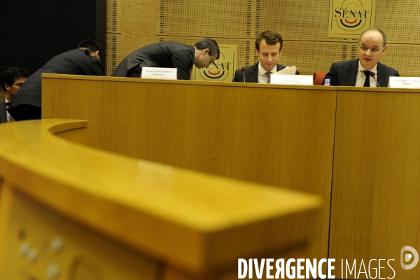 Sénat. Audition d Emmanuel MACRON. Loi Macron et concessions autoroutières