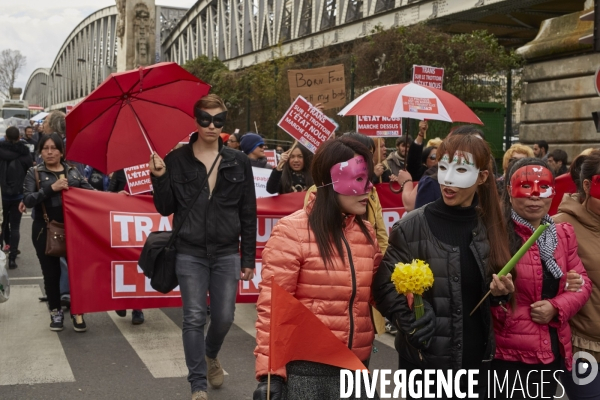 Manifestation du strass contre la pénalisation du racolage