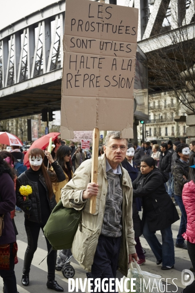 Manifestation du strass contre la pénalisation du racolage