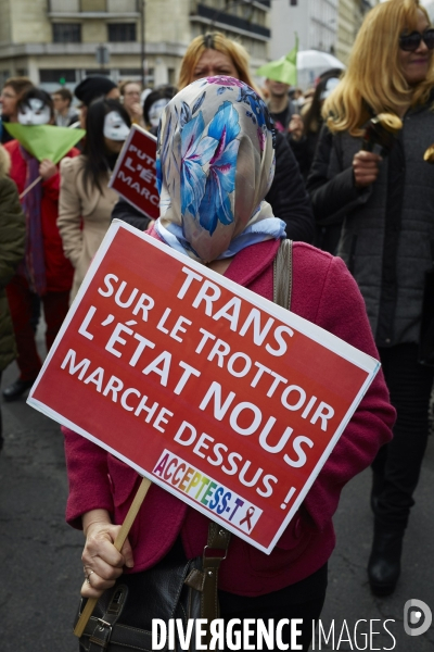 Manifestation du strass contre la pénalisation du racolage