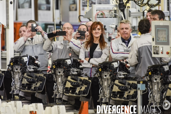 Francois Hollande chez PSA - Tremery