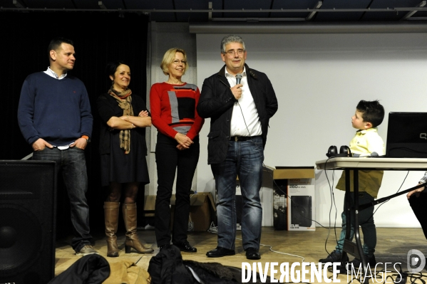 Pascal COSTE, fête la victoire aux élections départementales