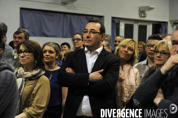 Pascal COSTE, fête la victoire aux élections départementales