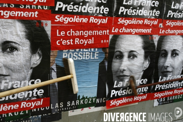 Segolene royal se rend rue montorgueil a paris a la rencontre des parisiens