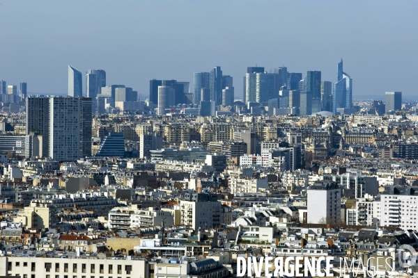 Illustration Mars 2015. Vue aerienne de Paris