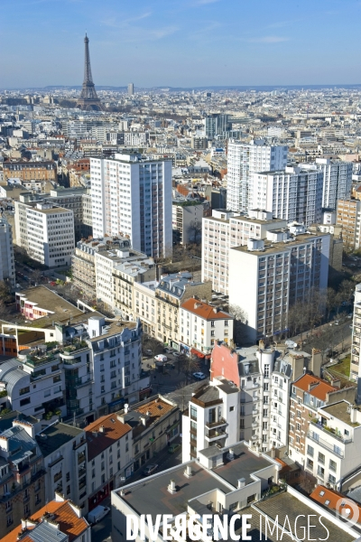 Illustration Mars 2015. Vue aerienne de Paris