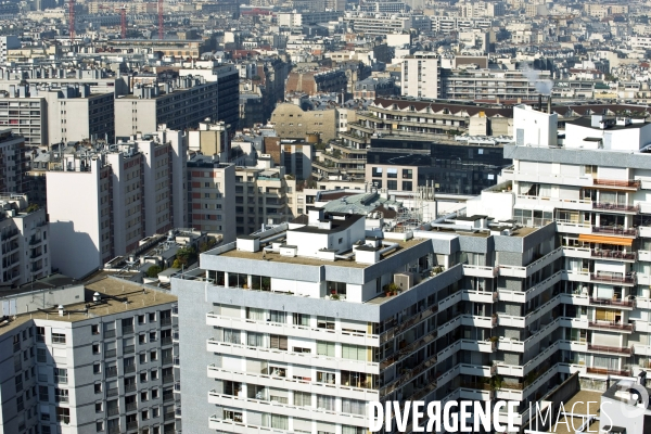 Illustration Mars 2015. Vue aerienne de Paris