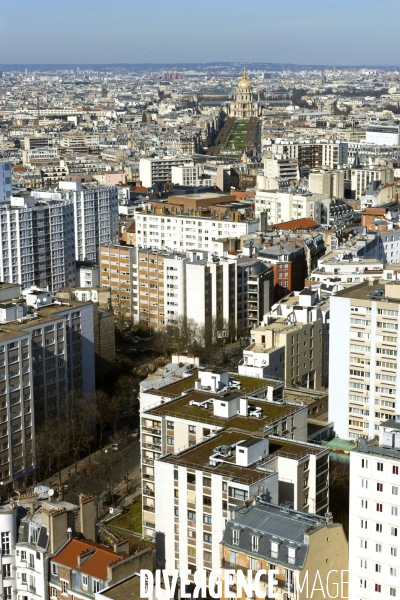 Illustration Mars 2015. Vue aerienne de Paris