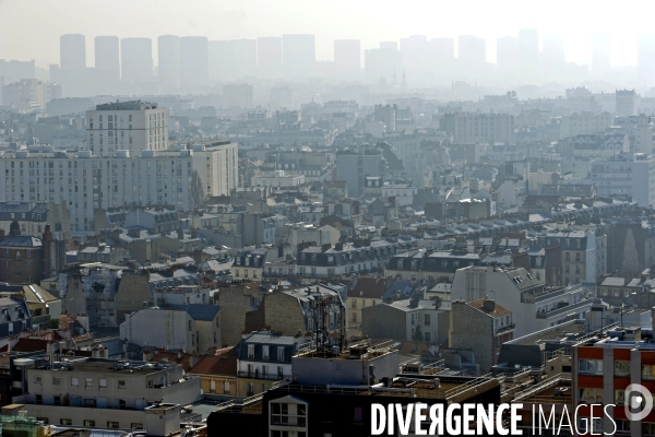 Illustration Mars 2015. Pollution sur Paris