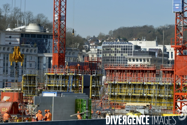 Illustration Mars 2015. Chantier de la Cite musicale.