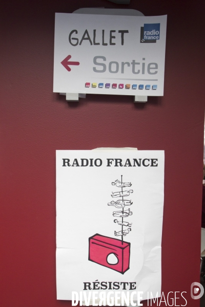 21eme jour de greve a radio france