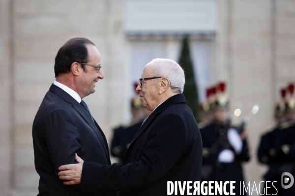 Diner d Etat en l honneur du president Tunisien Beji CAID ESSEBSI