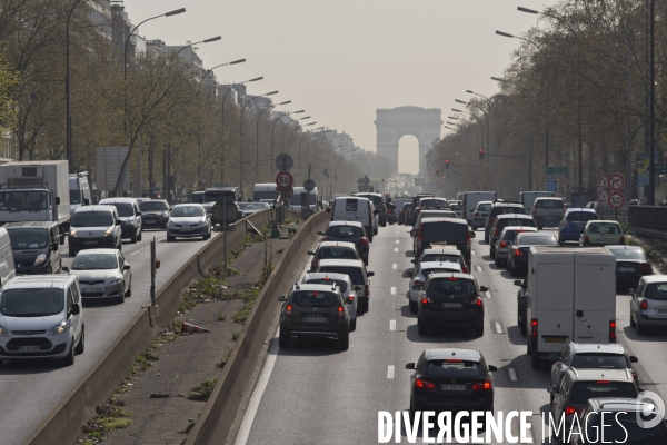 Pollution au desssus de Paris depuis Neuilly sur Seine