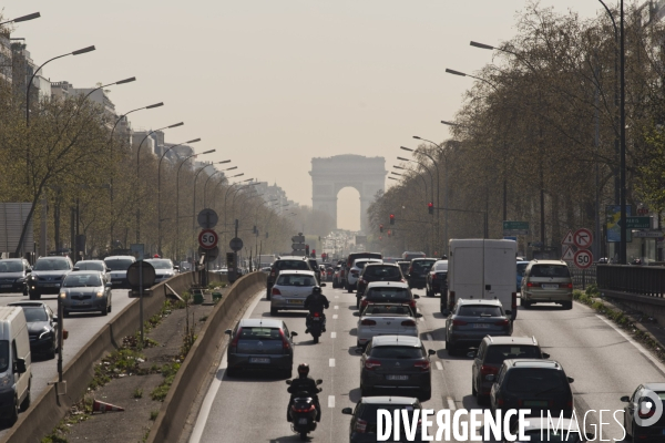 Pollution au desssus de Paris depuis Neuilly sur Seine