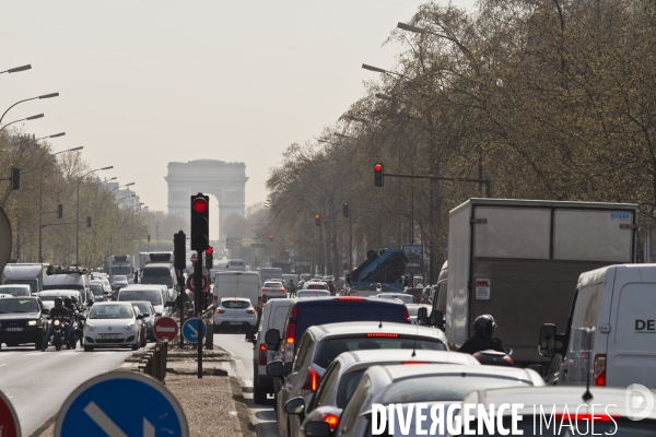 Pollution au desssus de Paris depuis Neuilly sur Seine