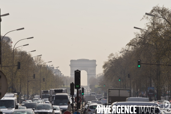 Pollution au desssus de Paris depuis Neuilly sur Seine