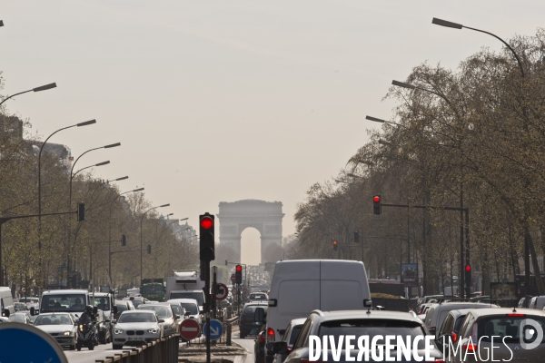 Pollution au desssus de Paris depuis Neuilly sur Seine