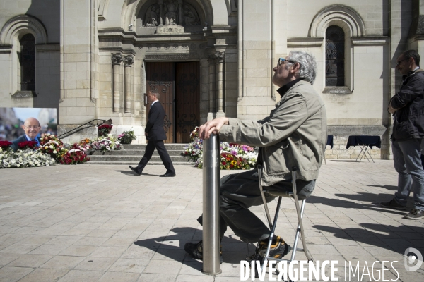 Obsèques de Jean Germain le 13/04/15 à l église St Etienne de Tours.