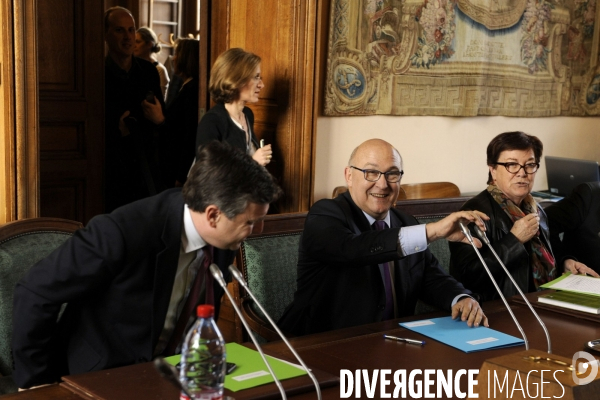 Michel SAPIN reçu par la commission des finances du Sénat