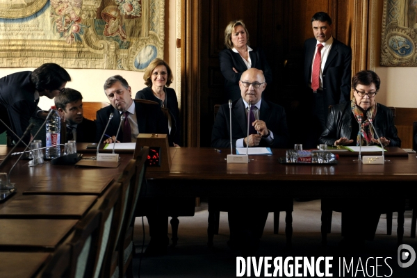 Michel SAPIN reçu par la commission des finances du Sénat