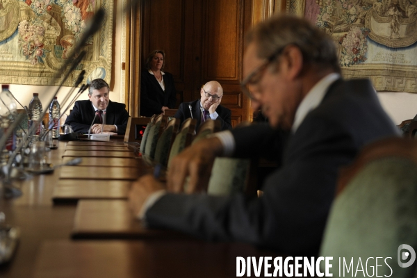 Michel SAPIN reçu par la commission des finances du Sénat