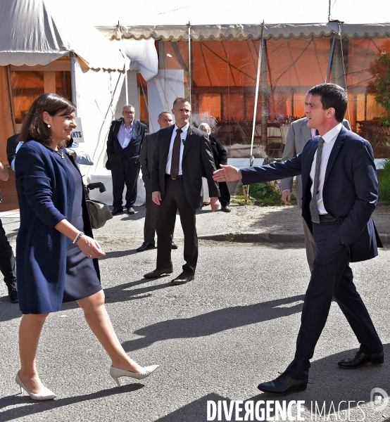 Anne Hidalgo avec Manuel Valls