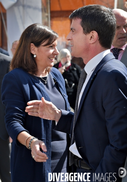 Anne Hidalgo avec Manuel Valls