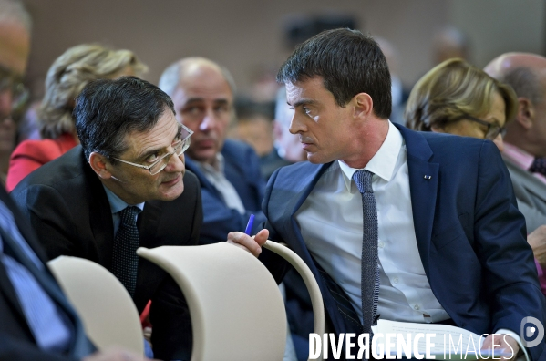 Patrick Devedjian avec Manuel Valls