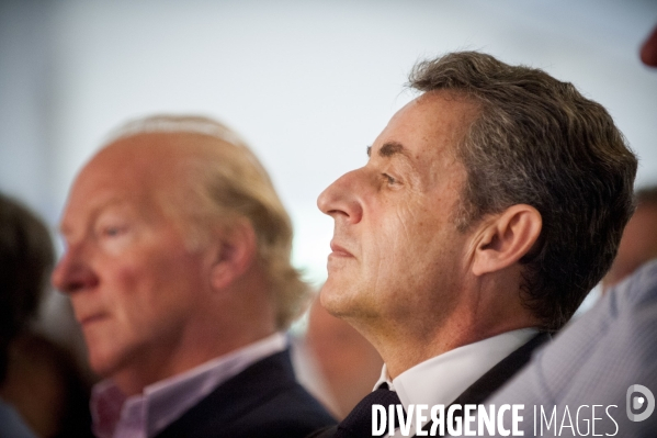 Nicolas Sarkozy à la fête de la Violette