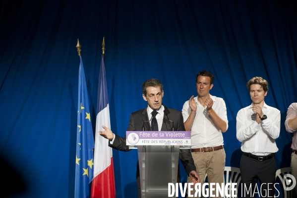 Nicolas Sarkozy à la fête de la Violette