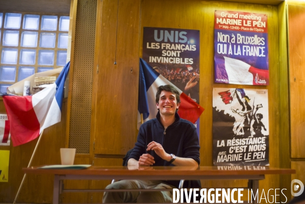 Reunion du front national de la jeunesse dans les locaux du fnj.