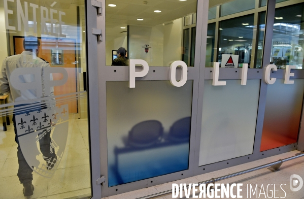 Le poste de police de la gare du nord