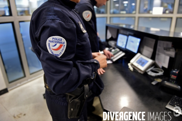 Le poste de police de la gare du nord