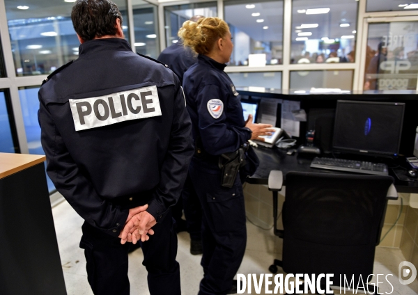 Le poste de police de la gare du nord