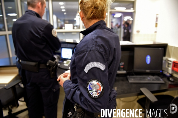 Le poste de police de la gare du nord