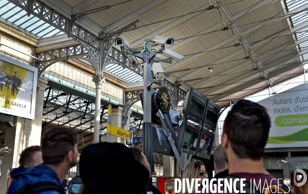 Cameras de Surveillance de la gare du nord