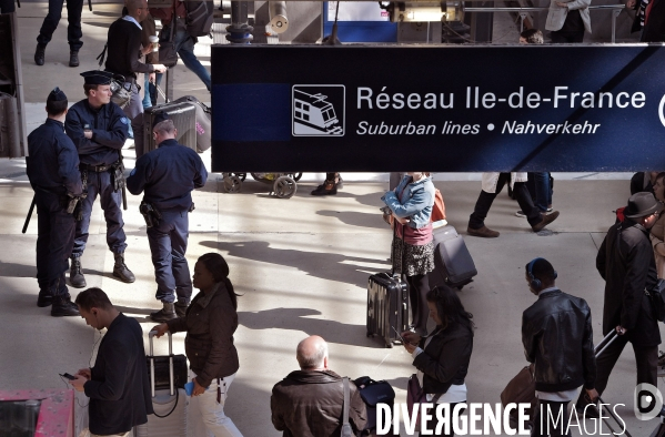 Plan vigipirate à la gare du nord