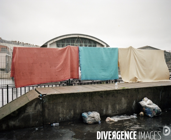 Metro La Chapelle, réfugiés africains