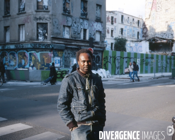 Paris Nord, homme sans domicile