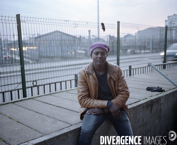 Metro La Chapelle, réfugiés africains