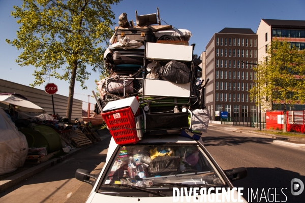 Garages de rue à Aubervilliers