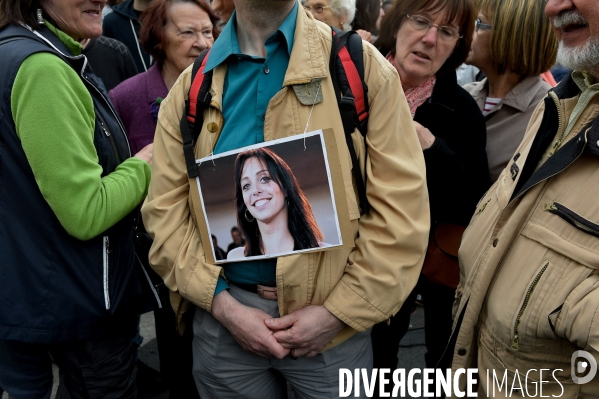 Marche silencieuse en hommage à Aurélie Châtelain