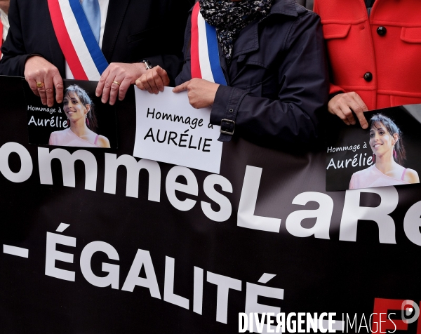 Marche silencieuse en hommage à Aurélie Châtelain