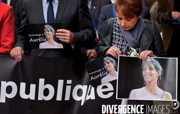 Marche silencieuse en hommage à Aurélie Châtelain