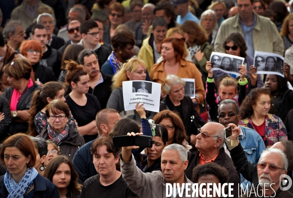 Marche silencieuse en hommage à Aurélie Châtelain