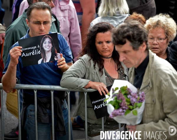 Marche silencieuse en hommage à Aurélie Châtelain