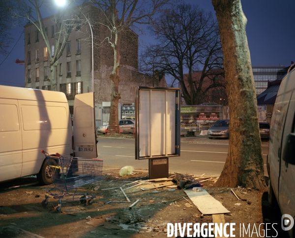 Porte d Aubervilliers, entrée de la ville.